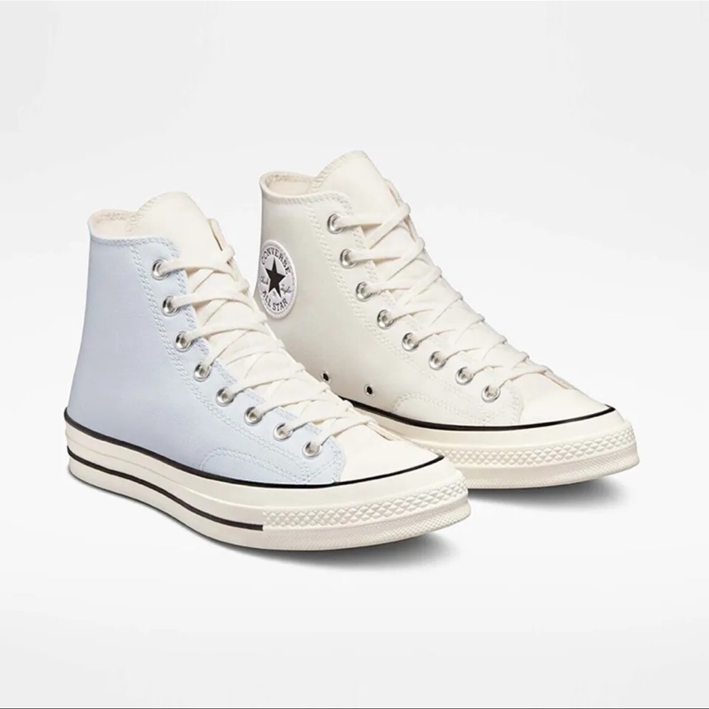 Converse High Top Chuck Taylor 70 Nautical Tri-Blocked Ghosted Vintage White - Picture 1 of 14
